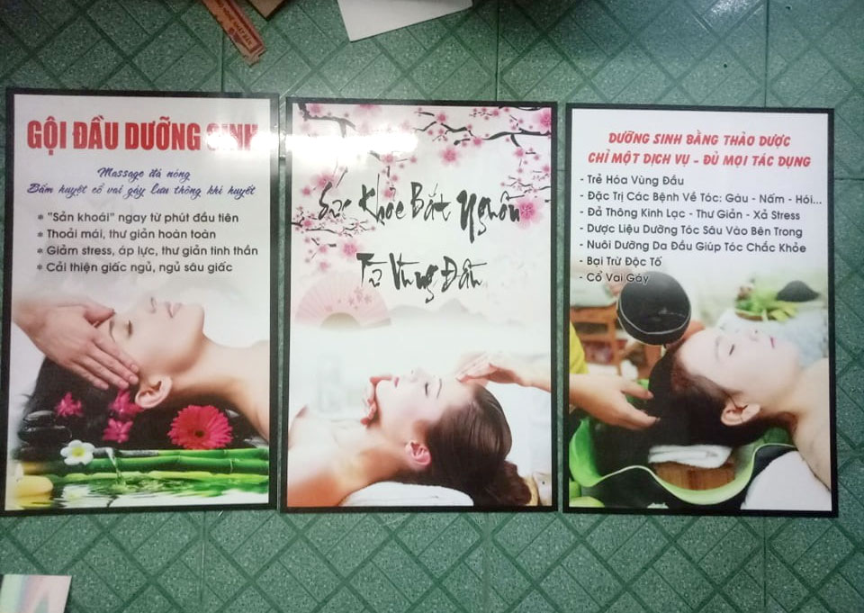 Tranh treo quảng cáo spa dưỡng sinh