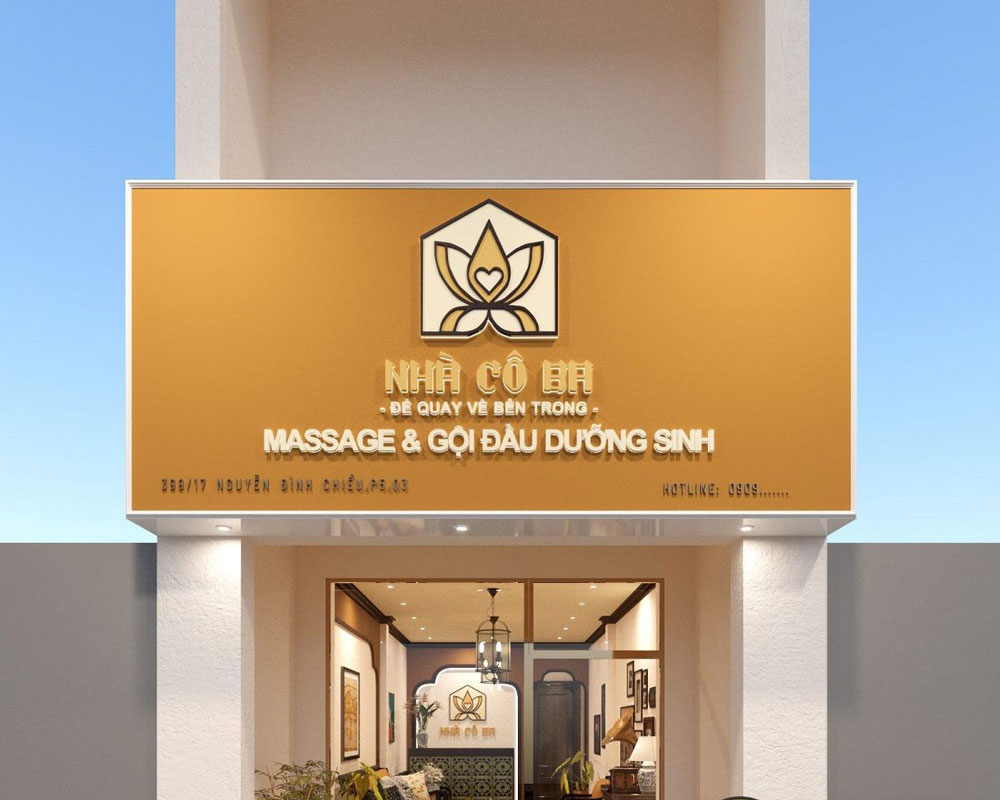 mẫu biển quảng cáo gội đầu dưỡng sinh đẹp