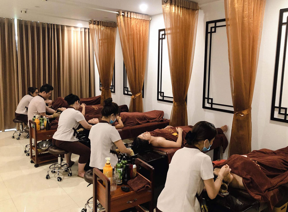 Chất liệu quảng cáo phù hợp cho quán spa dưỡng sinh